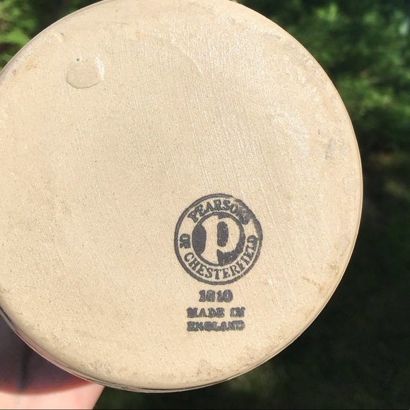 Antique pottery pitcher / jug 2-tone brown - Picture 4 of 4